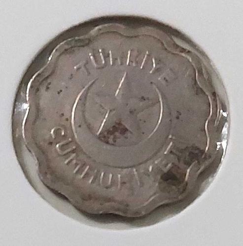 1939 1 KURUŞ PAPATYA (TIRTIKLI) NİKEL ORİJİNAL ÇOK TEMİZ U3ÖÖÖ1 NADİR