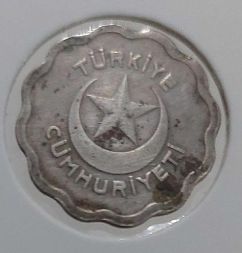 1939 1 KURUŞ PAPATYA (TIRTIKLI) NİKEL ORİJİNAL ÇOK TEMİZ U3ÖÖÖ1 NADİR