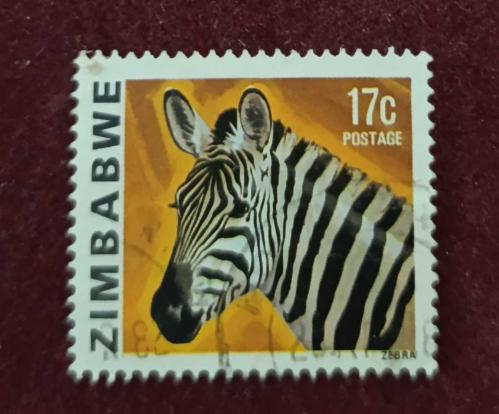 Zimbabwe _ damgalı pul