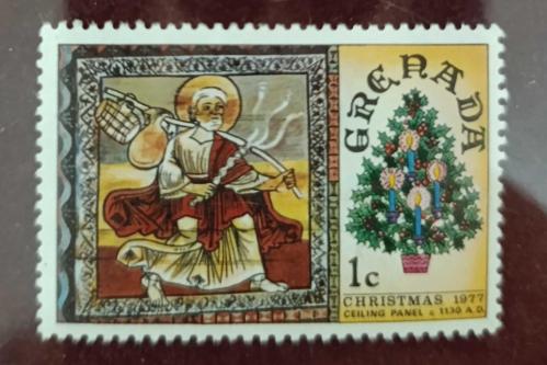 Karayip Denizi Grenada Adası- Damgasız pul
