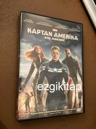 kaptan amerika  dvd (PC'de  denenmiştir/izlenmiştir) kış askeri (chris evans scarlett johansson robert redford samuel jackson) captain america