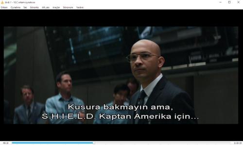 kaptan amerika  dvd (PC'de  denenmiştir/izlenmiştir) kış askeri (chris evans scarlett johansson robert redford samuel jackson) captain america