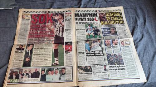 ONİKİNCİ ADAM SPOR GAZETESİ TURKISH NEWSPAPER - DOĞUM GÜNÜ HEDİYESİ   TAM TAKIM EKSİKSİZ GAZETE  16 MART 2007 -  HASAN İLE NECATİ'Yİ KADRO DIŞI BIRAKTI: GİTMİYORUM  - %51 FENERBAHÇE %49 BEŞİKTAŞ  - ÜMİT KARAN'IN TERCİHİ FENERBAHÇE  - NASIL FUTBOLCU OLUNUR?  - RIBERY İYİ Kİ GELDİ  - 35'LİK ERGÜN'E HOCALIK TEKLİFİ  - FORMULA 1'DE TOZU DUMANA KATACAKLAR  - HİDO VE MEMO'NUN NBA ZAFERİ  - GÖKHAN ZAN, YÖNETİCİ CELAL KOLOT'UN ÜSTÜNE YÜRÜDÜ  - MAMI'NİN FİYATI 350 BİN EURO  - ÖZAYDINLI VE CARLOS BULUŞUYOR  - LUGANO SAVAŞI: REAL MADRID VE BARCELONA PEŞİNDE  - ZICO UMUDUNU ALEX'E BAĞLADI  - ÖNDER TURACI'YA HAMBURG KANCASI - ERİK GERETS - HASAN ŞAŞ - NECATİ ATEŞ - ÜMİT KARAN - FATİH TERİM - ERTUĞRUL AKBAY - AYHAN AKMAN - MEHMET YOZGATLI - ÖZHAN CANAYDIN - RIBERY - ERGÜN PENBE - ADNAN SEZGIN - HAKAN ŞÜKÜR - AYKUT ERÇETİN - OKAN BURUK - FERNANDO ALONSO - KIMI RAIKKONEN - MICHAEL SCHUMACHER - MEHMET OKUR - HİDAYET TÜRKOĞLU - OKTAY MAHMUDİ - CENK AKYOL - DAMIR MRSIC - GÖKHAN ZAN ŞEKİP MOSTUROĞLU -