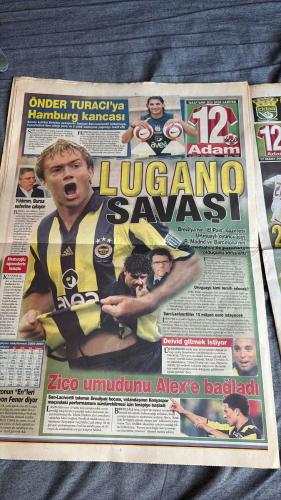 ONİKİNCİ ADAM SPOR GAZETESİ TURKISH NEWSPAPER - DOĞUM GÜNÜ HEDİYESİ   TAM TAKIM EKSİKSİZ GAZETE  16 MART 2007 -  HASAN İLE NECATİ'Yİ KADRO DIŞI BIRAKTI: GİTMİYORUM  - %51 FENERBAHÇE %49 BEŞİKTAŞ  - ÜMİT KARAN'IN TERCİHİ FENERBAHÇE  - NASIL FUTBOLCU OLUNUR?  - RIBERY İYİ Kİ GELDİ  - 35'LİK ERGÜN'E HOCALIK TEKLİFİ  - FORMULA 1'DE TOZU DUMANA KATACAKLAR  - HİDO VE MEMO'NUN NBA ZAFERİ  - GÖKHAN ZAN, YÖNETİCİ CELAL KOLOT'UN ÜSTÜNE YÜRÜDÜ  - MAMI'NİN FİYATI 350 BİN EURO  - ÖZAYDINLI VE CARLOS BULUŞUYOR  - LUGANO SAVAŞI: REAL MADRID VE BARCELONA PEŞİNDE  - ZICO UMUDUNU ALEX'E BAĞLADI  - ÖNDER TURACI'YA HAMBURG KANCASI - ERİK GERETS - HASAN ŞAŞ - NECATİ ATEŞ - ÜMİT KARAN - FATİH TERİM - ERTUĞRUL AKBAY - AYHAN AKMAN - MEHMET YOZGATLI - ÖZHAN CANAYDIN - RIBERY - ERGÜN PENBE - ADNAN SEZGIN - HAKAN ŞÜKÜR - AYKUT ERÇETİN - OKAN BURUK - FERNANDO ALONSO - KIMI RAIKKONEN - MICHAEL SCHUMACHER - MEHMET OKUR - HİDAYET TÜRKOĞLU - OKTAY MAHMUDİ - CENK AKYOL - DAMIR MRSIC - GÖKHAN ZAN ŞEKİP MOSTUROĞLU -
