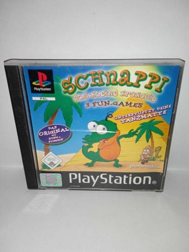 Ps1 oyun Schnappi 3 Fun Games PlayStation 1 - PAL. Schnappi das kleine krokodil. Orijinal. 2005. Kitapçık mevcut. Disk 10 üzerinden 9. Sorunsuz çalışıyor. Kutusunda birkaç çatlak var. NADİR Koleksiyonluk