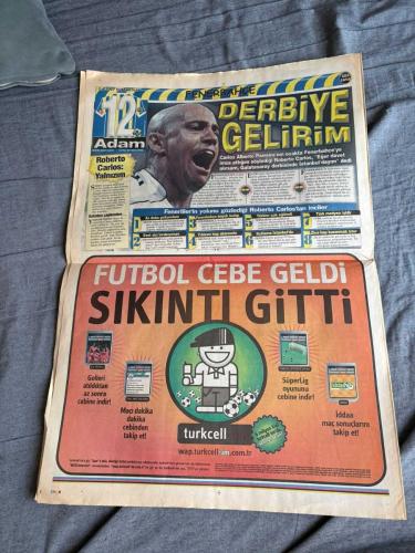 ONİKİNCİ ADAM SPOR GAZETESİ TURKISH NEWSPAPER - DOĞUM GÜNÜ HEDİYESİ  - TAM TAKIM EKSİKSİZ GAZETE -   7 NİSAN   2007 - ASLAN HAVLU ATTI: GALATASARAY KENDİ EVİNDE KAYSERİ ERCİYES'E YENİLDİ  - ELVEDA UMUT: CİMBOM ŞAMPİYONLUK ŞANSINI MUCİZELERE BIRAKTI  - BEKİR ZİHNİYET İSTİFA! DEFOL GİT CANAYDIN VE YÖNETİM  - ADNAN POLAT: SASA ILIC BU TAKIMA İHANET ETTİ  - PSG DÜŞERSE GALLARDO ASLAN OLACAK  - DERBİYE GELİRİM: ROBERTO CARLOS'TAN GALATASARAY MAÇI İÇİN YEŞİL IŞIK  - RICO PAŞA'DAN 600. MAÇINDA KUPA VE LİG SÖZÜ  - FENERLİ MİSİNİZ? CARLOS'UN MECİDİYEKÖY'E GELİŞ NEDENİNİ OKUYUN  - KREDİMİZ BİTTİ: SAKARYASPOR'DA DENİZLİ MAÇI ÖNCESİ KRİTİK VİRAJ  - 23 YILDIR ŞAMPİYONLUĞA HASRET TRABZON-  HAKAN ŞÜKÜR  - ENK GERETS  - BÜLENT KORKMAZ  - FIRAT AYDINUS  - SASA ILIC  - ROBERTO CARLOS  - AZİZ YILDIRIM  - ÖZHAN CANAYDIN  - ERTUĞRUL SAĞLAM  - EMRE AŞIK  - RİCARDİNHO  - JEAN TİGANA  - AYMAN ABDELAZİZ  - GALLARDO  - GÖKDENİZ KARADENİZ  - ÜMİT ÖZAT  - DELGADO  - BEKİR İRTEGÜN  - SUAT ATEŞDAĞLI  - TAYYAR SÜMEN