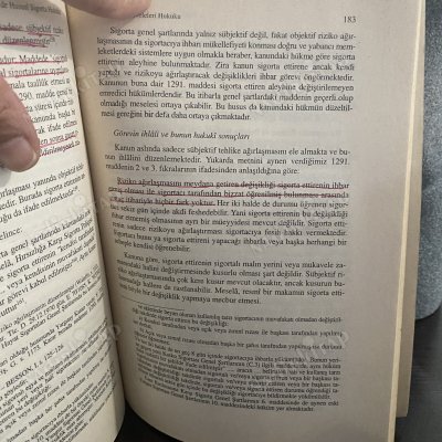 TÜRKİYE'DE HUSUSİ SİGORTA HUKUKU - SİGORTA MÜESSESESİ / SİGORTA MUKAVELESİ - GÖZDEN GEÇİRİLMİŞ 5.BASKI
