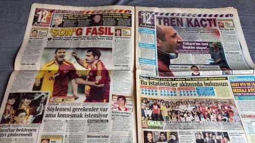 ONİKİNCİ ADAM SPOR GAZETESİ TURKISH NEWSPAPER - DOĞUM GÜNÜ HEDİYESİ  - TAM TAKIM EKSİKSİZ GAZETE -   14 NİSAN   2007 - İŞTE BÖYLE ASLANIM: GALATASARAY ANKARA’DA COŞTU  - ÜMİT KARAN İKİ KEZ VE NECATİ BULDU BİTİRDİ  - EYVAH APPIAH JUVE'YE GERİ DÖNÜYOR!  - RİCO PAŞA GİDİCİ: KATAR'DAN SÜPER TEKLİF  - GOL KRALI RODRIGO TAKİPTE: ZİCO MUTLAKA ALALIM DEDİ  - VENERSEK İŞ BİTER: TİGANA'DAN SAKARYA MESAJI  - MARSİLYA SONG'U BİTİRDİ  - YATTARA'NIN İSMİ İBRAHİM OLUYOR!  - GENÇLERİ EZMEYİN: FATİH TERİM'DEN TRİBÜN BASKISI UYARISI  - CUMA FOBİSİNİ DE YENDİ  - SERVET EYVAH: SİVAS VERDİĞİNİ AÇIKLADI  - NOBRE FENER'İ ÇOK KIZDIRACAK  - PASCAL İÇİN UMUT: RAKAMI BİRAZ DAHA YÜKSELTİN  - PFDK CEZA YAĞDIRDI  - HAKEM KÖŞKÜ: BABALAR KONTENJANI  - ASIM AKGÖL  - UĞUR BEKDEMİR  - DİYASET TÜFEKÇİ  - ONUR KOÇAK  - DR. SEDAT HAYRAN  - MURAT ÖKTEM  - CEVDET ERGÜN