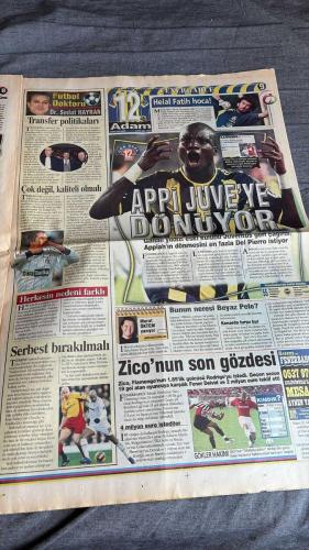 ONİKİNCİ ADAM SPOR GAZETESİ TURKISH NEWSPAPER - DOĞUM GÜNÜ HEDİYESİ  - TAM TAKIM EKSİKSİZ GAZETE -   14 NİSAN   2007 - İŞTE BÖYLE ASLANIM: GALATASARAY ANKARA’DA COŞTU  - ÜMİT KARAN İKİ KEZ VE NECATİ BULDU BİTİRDİ  - EYVAH APPIAH JUVE'YE GERİ DÖNÜYOR!  - RİCO PAŞA GİDİCİ: KATAR'DAN SÜPER TEKLİF  - GOL KRALI RODRIGO TAKİPTE: ZİCO MUTLAKA ALALIM DEDİ  - VENERSEK İŞ BİTER: TİGANA'DAN SAKARYA MESAJI  - MARSİLYA SONG'U BİTİRDİ  - YATTARA'NIN İSMİ İBRAHİM OLUYOR!  - GENÇLERİ EZMEYİN: FATİH TERİM'DEN TRİBÜN BASKISI UYARISI  - CUMA FOBİSİNİ DE YENDİ  - SERVET EYVAH: SİVAS VERDİĞİNİ AÇIKLADI  - NOBRE FENER'İ ÇOK KIZDIRACAK  - PASCAL İÇİN UMUT: RAKAMI BİRAZ DAHA YÜKSELTİN  - PFDK CEZA YAĞDIRDI  - HAKEM KÖŞKÜ: BABALAR KONTENJANI  - ASIM AKGÖL  - UĞUR BEKDEMİR  - DİYASET TÜFEKÇİ  - ONUR KOÇAK  - DR. SEDAT HAYRAN  - MURAT ÖKTEM  - CEVDET ERGÜN