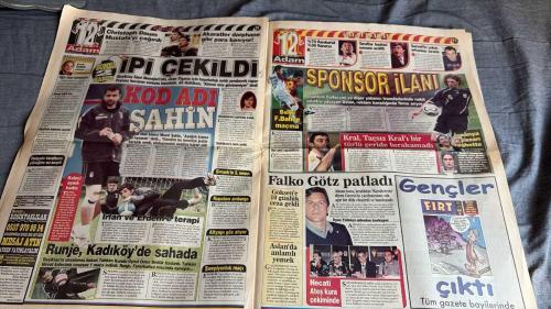 ONİKİNCİ ADAM SPOR GAZETESİ TURKISH NEWSPAPER - DOĞUM GÜNÜ HEDİYESİ  - TAM TAKIM EKSİKSİZ GAZETE -    20 NİSAN   2007 - ÇIK KONUŞ SAYIN BAŞKAN HALUK ULUSOY!  - F.BAHÇE'DE TEVEZ HAREKATI: EL APACHE BOMBASI  - CIM-BOM'A ELMANDER GELİYOR: İSVEÇLİ GOLCÜ İLE ATAK BAŞLADI  - KARTAL'DA TIGANA'NIN İPİ ÇEKİLDİ: ALİ GÜLTİKEN'DEN ZEHİR ZEMBEREK RAPOR  - RUNJE KADIKÖY'DE SAHADA: TAHKİM CEZAYI İNDİRDİ  - ADNAN POLAT: FENERBAHÇE’YE PENALTI VERİLME ZORUNLULUĞU MU VAR?  - AYAĞIM KOPSA DA OYNARIM: MURAT ŞAHİN'DEN ÖZVERİ JESTİ  - TRABZON'UN YÜKÜ AĞIR: NURİ ALBAYRAK'TAN FATİH TEKKE ÖZÜRÜ  - İDDAA'DA PARA KAZANMAK ARTIK ÇOK KOLAY: 75 GÜNDE 1033 ORAN  - FRANSIZ ÖPÜCÜĞÜ: AUXERRE'Lİ PEDRETTI'YE KANCA  - PASCAL NOUMA İKNA ETTİ  - CRISTOPH DAUM MUSTAFA'YI ÇAĞIRDI  -- ARİF KOCABIYIK  - DR. SEDAT HAYRAN  - BURAK AKBAY  - ALPASLAN DİKMEN  - ADNAN POLAT  - HALUK ULUSOY  - YILDIRIM DEMİRÖREN  - AZİZ YILDIRIM  - ZICO  - JEAN TIGANA  - ALİ GÜLTİKEN  - ADNAN SEZGİN  - NURİ ALBAYRAK  - ŞABAN YILDIRIM  - ENGİN İPEKOĞLU.