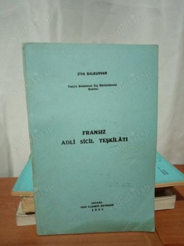 FRANSIZ ADLİ SİCİL TEŞKİLATI