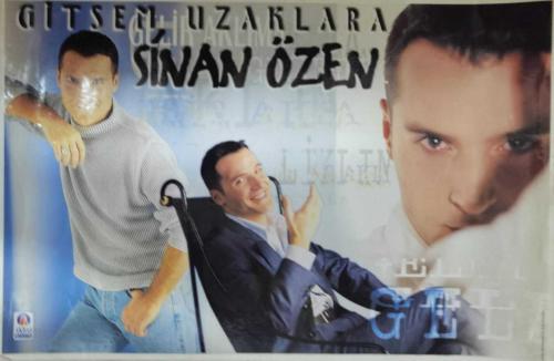KASET/CD TANITIM AFİŞİ * SİNAN ÖZEN * GİTSEM UZAKLARA * 32X49 CM