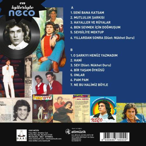 Neco En İyileriyle Lp Plak Seni Bana Katsam Masumiyet Müzesi Dizi Müziği