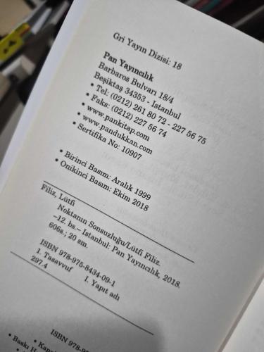 Noktanın Sonsuzluğu - Dördüncü Kitap