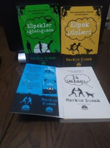 KÖPEKLER AĞLADIĞINDA - KÖPEK DÜŞLERİ - İT DALAŞI - 3 KİTAP / Kutusunda *Kullanılmamış ayraçlarıyla