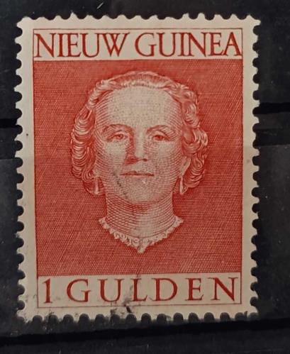 Hollanda yeni Ginesi 1950 Kraliçe Juliana 1 Gulden nadir