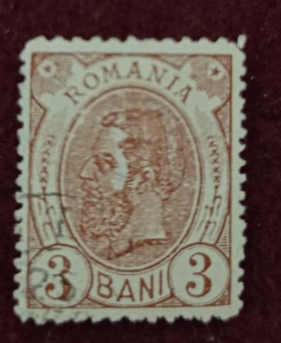 Romanya 1890_ damgalı pul
