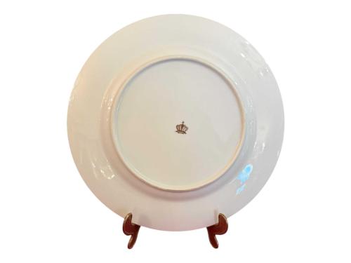 alman porselen dekor tabağı - 26,5 cm çapında