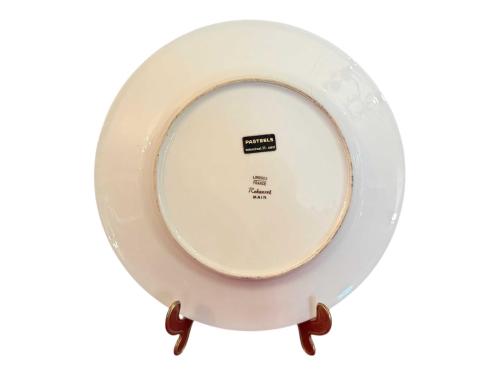 limoges el boyama porselen dekor tabağı - 24,5 cm çapında - 8876