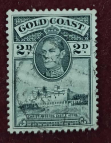 İngiliz Sömürgesi Gold Coast- Damgalı pul
