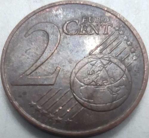 Yunanistan 2009 2 Euro Cent - Korvet (Naval Corvette) Gemi Temalı, Avrupa Birliği Bakır Kaplama Çelik Para