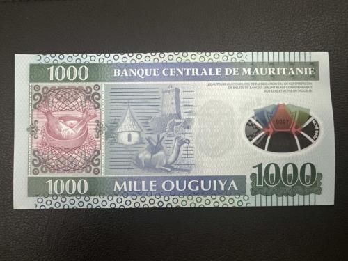 Moritanya 1.000 Ouguiya 2014. Polimer. Çil. 1000