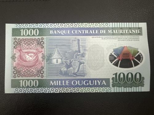 Moritanya 1.000 Ouguiya 2014. Polimer. Çil. 1000