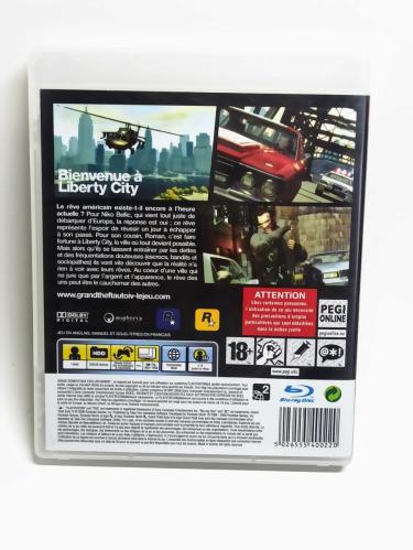 Sony Playstation 3 Grand Theft Auto 4 Oyun Fransa Baskı PS3 GTA 4 Oyun