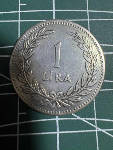 1948 1 LİRA GÜMÜŞ 7.45 GR.