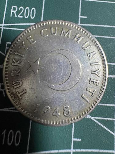 1948 1 LİRA GÜMÜŞ 7.45 GR.