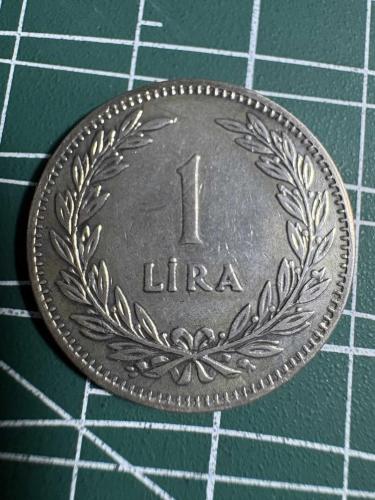 1948 1 LİRA GÜMÜŞ 7.45 GR.