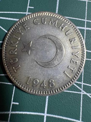 1948 1 LİRA GÜMÜŞ 7.45 GR.
