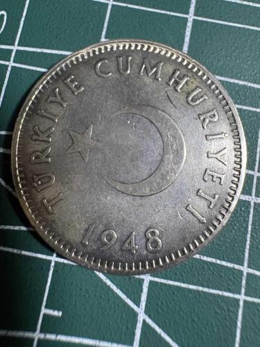 1948 1 LİRA GÜMÜŞ 7.45 GR.