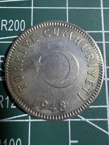 1948 1 LİRA GÜMÜŞ 7.45 GR.