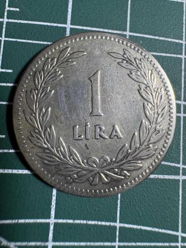 1947 1 LİRA GÜMÜŞ 7.45 GR.
