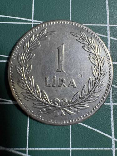 1947 1 LİRA GÜMÜŞ 7.45 GR.