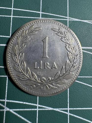 1947 1 LİRA GÜMÜŞ 7.45 GR.