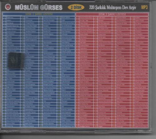 Müslüm Gürses - 320 Şarkılık Muhteşem Dev Arşiv (2 MP3 CD'si Birlikte)