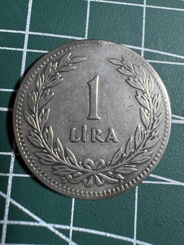 1947 1 LİRA GÜMÜŞ 7.45 GR.