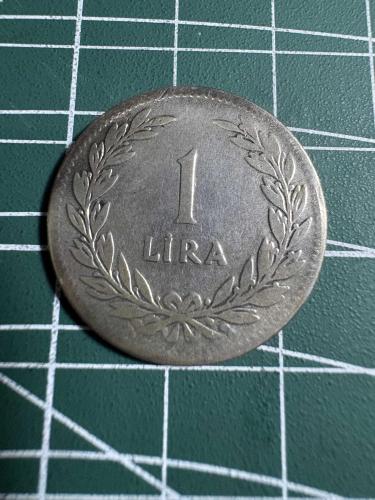 1947 1 LİRA GÜMÜŞ 7.45 GR.