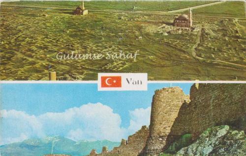 Van - Ulu Cami ve Hüşrefpaşa Cami, Kale / Çağ Kartpostal