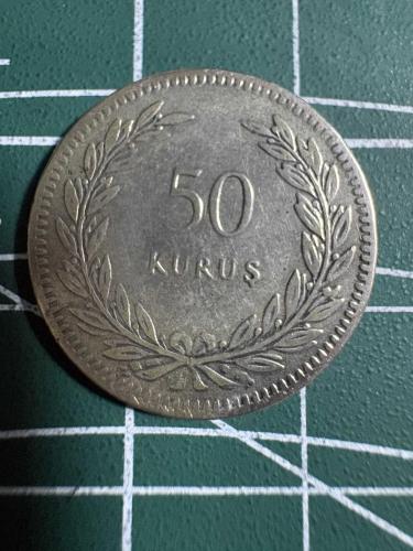 1948 50 KURUŞ GÜMÜŞ 3.84 GR.