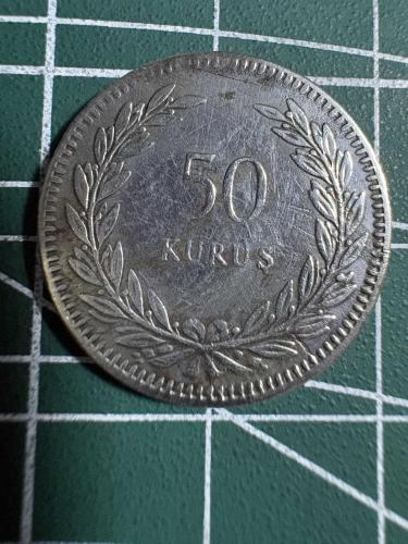 1948 50 KURUŞ GÜMÜŞ 3.84 GR.