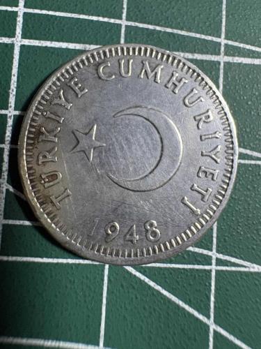1948 50 KURUŞ GÜMÜŞ 3.84 GR.