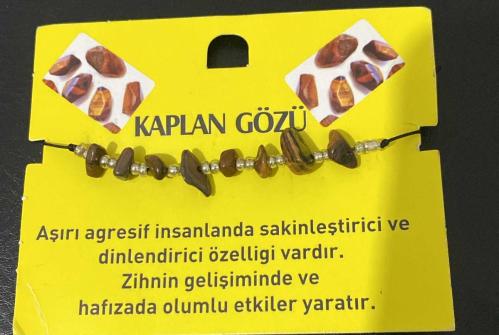 KAPLAN GÖZÜ DOĞAL TAŞ BİLEKLİK