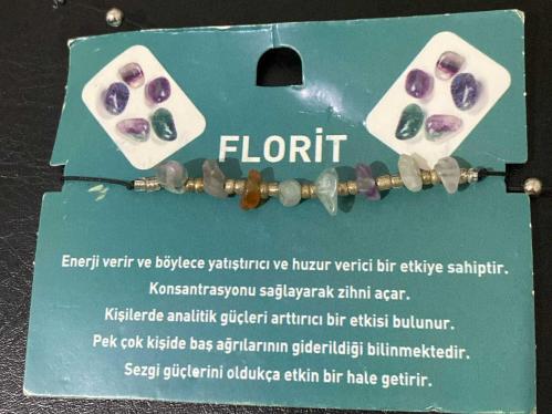 FLORİT DOĞAL TAŞ BİLEKLİK