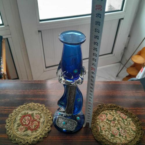 Antika Kobalt Cam Mumluk