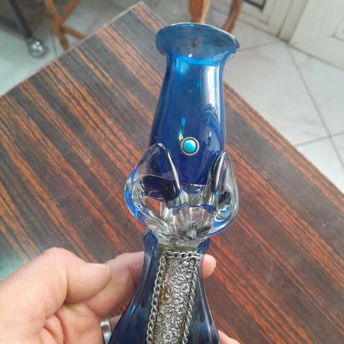 Antika Kobalt Cam Mumluk