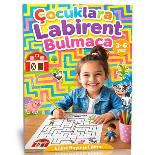 Çocuklara Labirent Bulmaca 3-6 Yaş