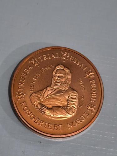 Norveç Specimen Hatıra Para